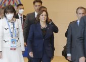La vicepresidenta de Estados Unidos Kamala Harri acude a la cumbre
