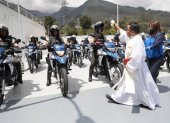 Entrega. El pasado jueves la Policía recibió oficialmente las motocicletas.
