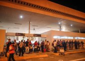 Otros viajeros no pudieron salir desde el aeropuerto local