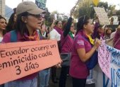 Protestas feministas en Ecuador