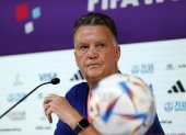 Louis van Gaal en rueda de prensa