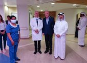 El vicepresidente Borrero visitó un hospital entre otras actividades desarrolladas en Catar.
