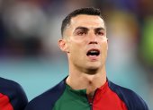 Cristiano Ronaldo llora en el partido inaugural de Portugal vs Ghana