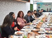 Socialización. Los pormenores de la feria se conocieron en un desayuno.
