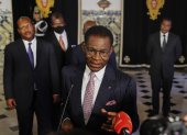 El presidente de Guinea Ecuatorial, Teodoro Obiang, este junio en una visita a Portugal. EFE/EPA/MANUEL DE ALMEIDA