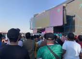 Los aficionados de varios países acuden diariamente al FIFA Fan Fest.