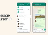 magen facilitada por WhatsApp, que empezará a desplegar la funcionalidad de "Message Yourself". EFE