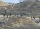 Los cuerpos fueron abandonados en un basurero. JOFFRE LINO.