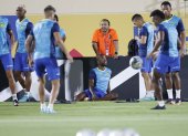 La selección ecuatoriana tuvo sus último entrenamientos con Gustavo Alfaro en Qatar.