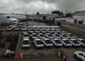 Entrega. Al menos 60 vehículos fueron entregados a los agentes civiles.