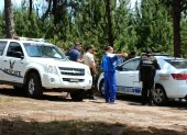 Loja. Investigadores de la Policía recorren lugar del hallazgo.