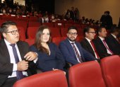 Ceremonia. Al auditorio de UDLA Park acudieron los nuevos jueces que conocerán delitos de corrupción.