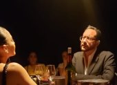 Obra. Andrés Zerega y Mercy Cruz protagonizan la pieza teatral.