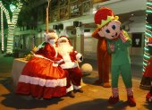 El año pasado, la calle Panamá se lució con el festival de luces y personajes navideños.