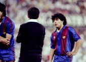 Diego Maradona fue expulsado por el fallecido José Donato Pes Pérez cuando jugaba en el FC Barcelona.