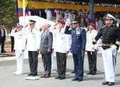 La ceremonia se realizó en la Escuela Naval, ubicada en la Base Naval de Salinas, Santa Elena.
