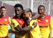 Aucas jugó su último partido del torneo, contra Barcelona, con cuatro extranjeros y un nacionalizado en cancha.