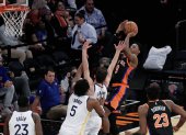 Los New York Knicks se mostraron superiores a los Golden State Warriors.