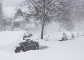Vista del impacto de una tormenta invernal en Buffalo, Nueva York, el 24 de diciembre de 2022.