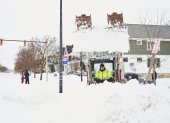 Vista de la emergencia causada por una tormenta invernal, este 26 de diciembre de 2022, en Buffalo, Nueva York