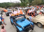 El candidato a la Alcaldía de Guayaquil, Jimmy Jairala, inició la campaña con una caravana.