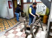 Un taller. Los visitantes pueden observar las diversas herramientas y muebles de trabajo que se usaron para elaborar joyas en Cuenca.