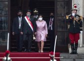 oto de archivo del expresidente del Perú, Pedro Castillo, y su esposa Lilia Paredes. EFE/Aldair Mejía