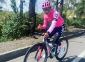 Alexander Cepeda se prepara para el Giro de Italia, donde apunta a ganar etapas.