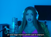 Captura del video musical "Music Session #53" de Shakira y Bizarrap