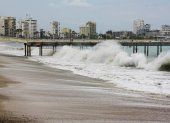 El pasado 10 de enero, en las costas del cantón Salinas se presentaron olas que superaron los tres metros de altura.