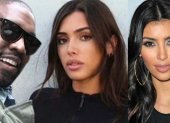 Kanye West, Bianca Censori y Kim Kardahian.