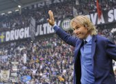 Pavel Nedved es muy querido por la afición de la Juventus.