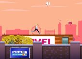 Captura de pantalla del videojuego de Cynthia Viteri, candidata de la lista 6 a la reelección a la Alcaldía.
