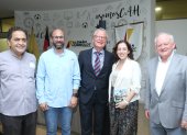 Ramón Sonnenholzner, Ricardo Roggiero, Philipp Schauer, Gabriela Andreetti y Volker Alledorf.