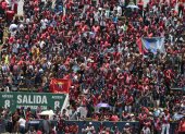 La barra brava de El Nacional no podrá ingresar a la fiesta de presentación de Liga de Quito.