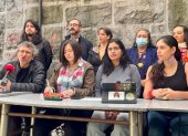 El equipo jurídico y miembros de Yasunidos explicaron detalles de la admisión de su demnada.
