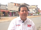 Jaime Páez, candidato a la alcaldía de Guayaquil por el movimiento político Democracia Sí, lista 20.