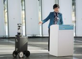 Presentación de la maleta autónoma en Tokio (Japón)
