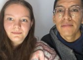 Vera Vasylieva y Alejandro Puente se conocieron en Ecuador y ahora son esposos.