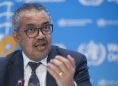 Imagen de Archivo del director general de la OMS, Tedros Adhanom Ghebreyesu.  EFE/EPA/MARTIAL TREZZINI