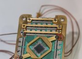 Chip de una computadora cuántica