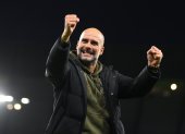 Pep Guardiola, técnico del Manchester City inglés.