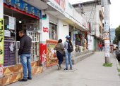 Situación. La calle Leonidas Dubles, en el sur de Quito, se ha vuelto un desierto luego de varios atentados.