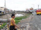Escenario. Los canales de aguas lluvias del norte de Guayaquil son algunos de los puntos en donde las quejas por la cantidad de mosquitos no cesan.