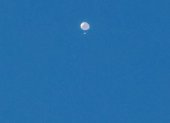 Vista del globo espía de China en cielos de EE.UU., el 4 de febrero de 2023.