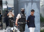 Guayaquil. El detenido fue presentado por la policía,