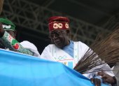 Imagen de archivo de Bola Ahmed Tinubu, candidato del gobernante Congreso de Todos los Progresistas (APC), ganador de la elecciones presidenciales nigerianas.