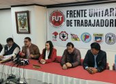 Declaraciones. El Frente Unitario de Trabajadores (FUT) anunció que se sumarán a las movilizaciones previstas.