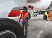 LORENA PILLAJO MECANICA AERONAUTICA TEMA EL DIA DE LA MUJER 06  de MARZO     2023 ANGELO CHAMBA Agencia (ag-expreso ag-extra ag-quito)