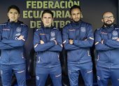 Los integrantes del cuerpo técnico de la Tricolor Sub-20.
